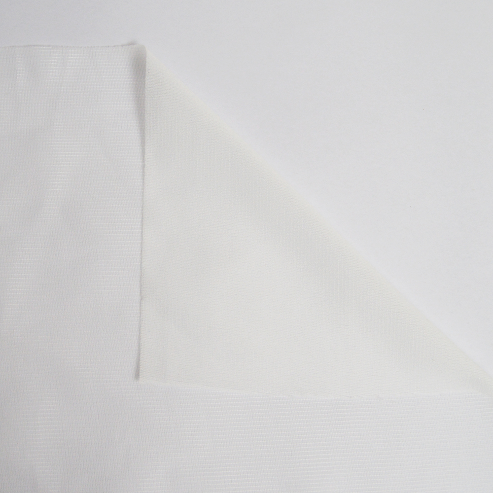 Thermocollant couture tissé et stretch blanc 