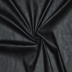 Tissu simili cuir noir
