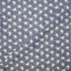 Tissu coton imprimé Daisy bleu